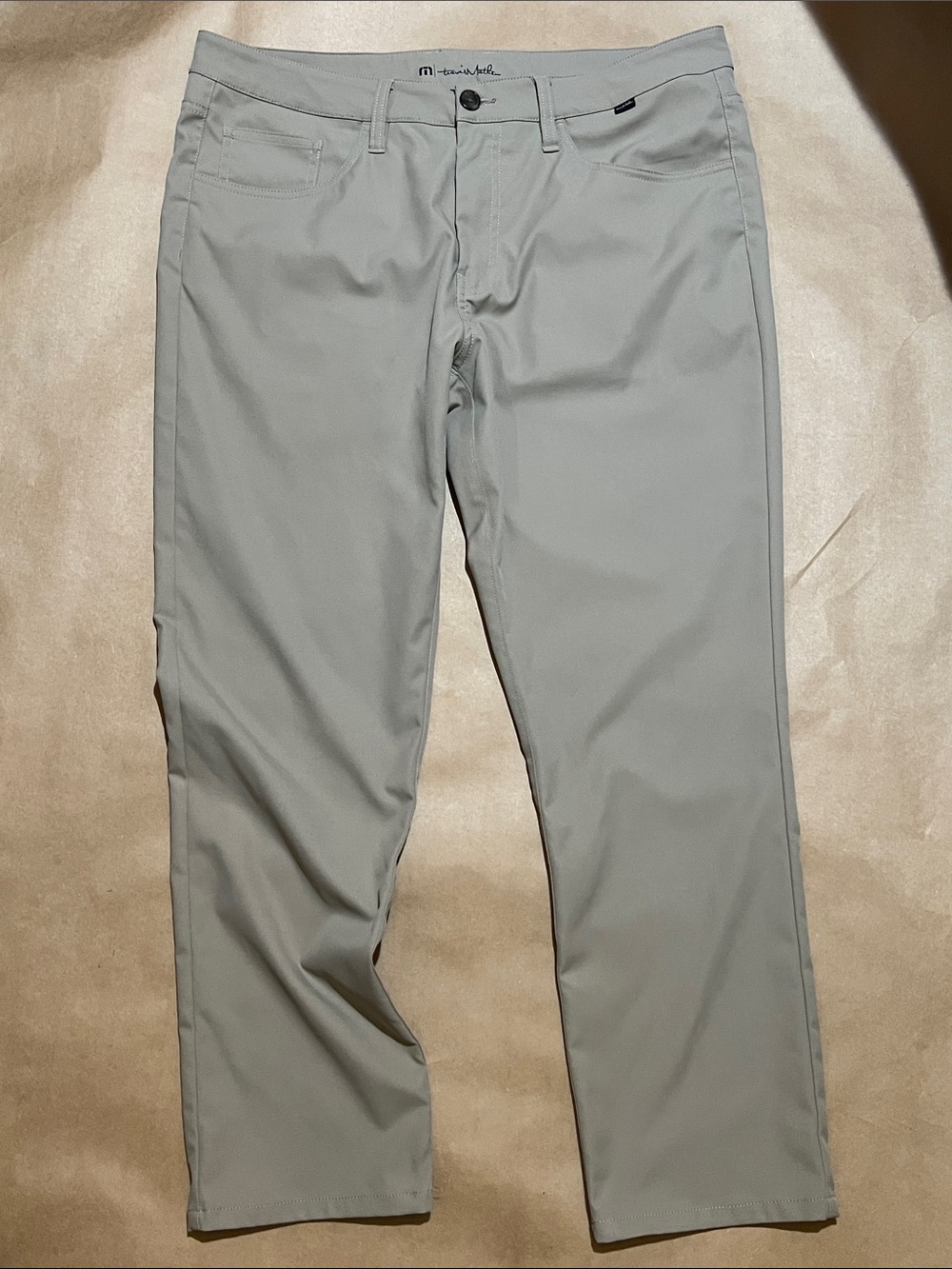 Travis Mathew Men's Light Tan Performance Chinos - 36x28